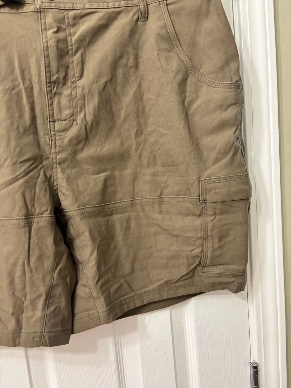 NWT prAna Stretch Zion II Climbing Hiking Shorts Khaki Size 42 8” Inseam - Picture 5 of 9